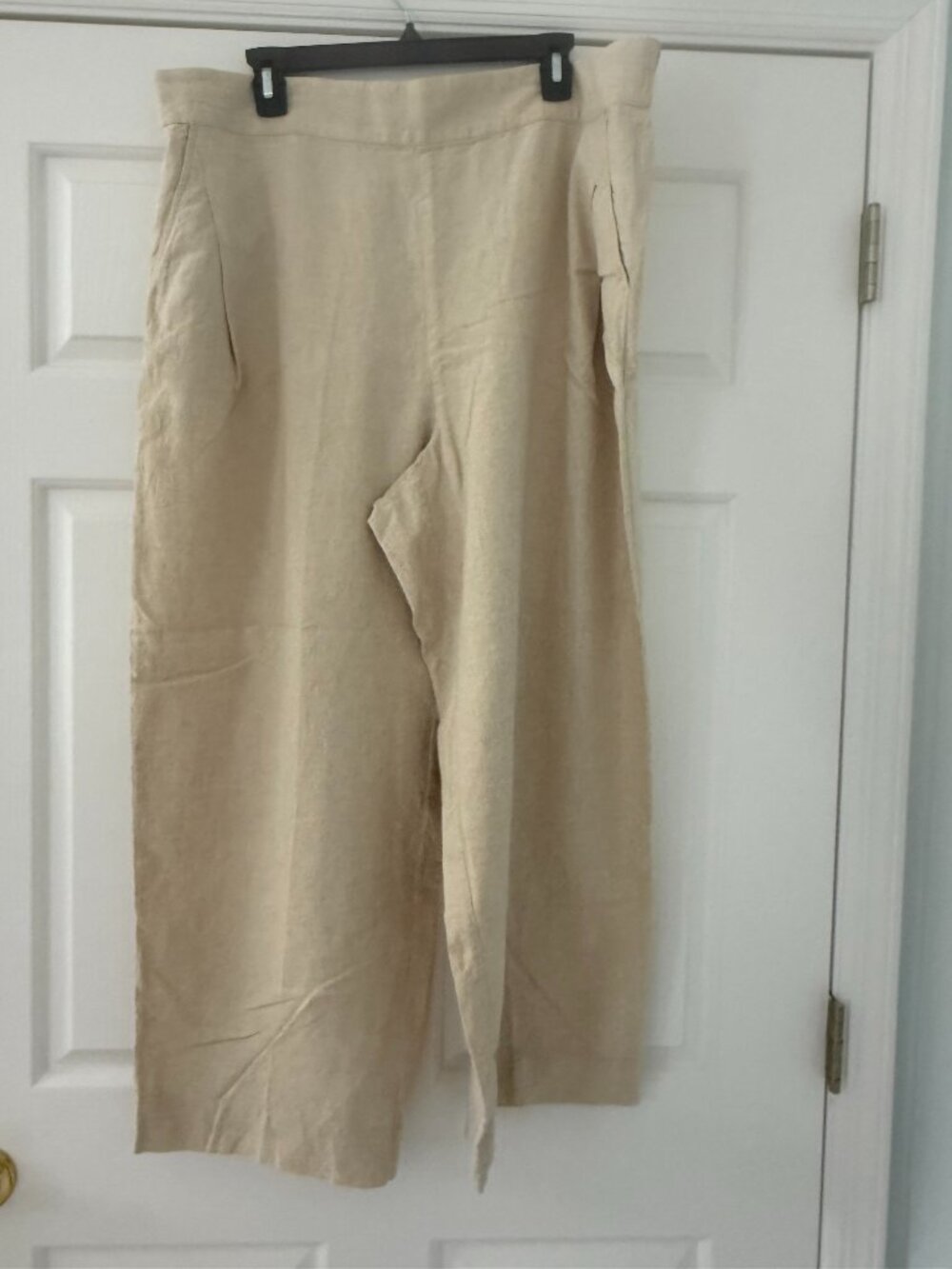 Madewell cropped linen pants